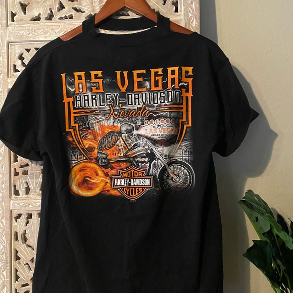 HARLEY DAVIDSON custom las vegas flame embroidered - Picture 4 of 4